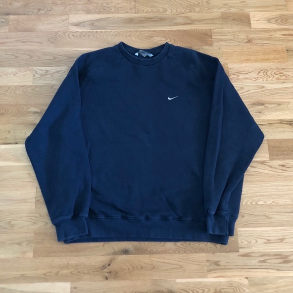 nike vintage blue sweater